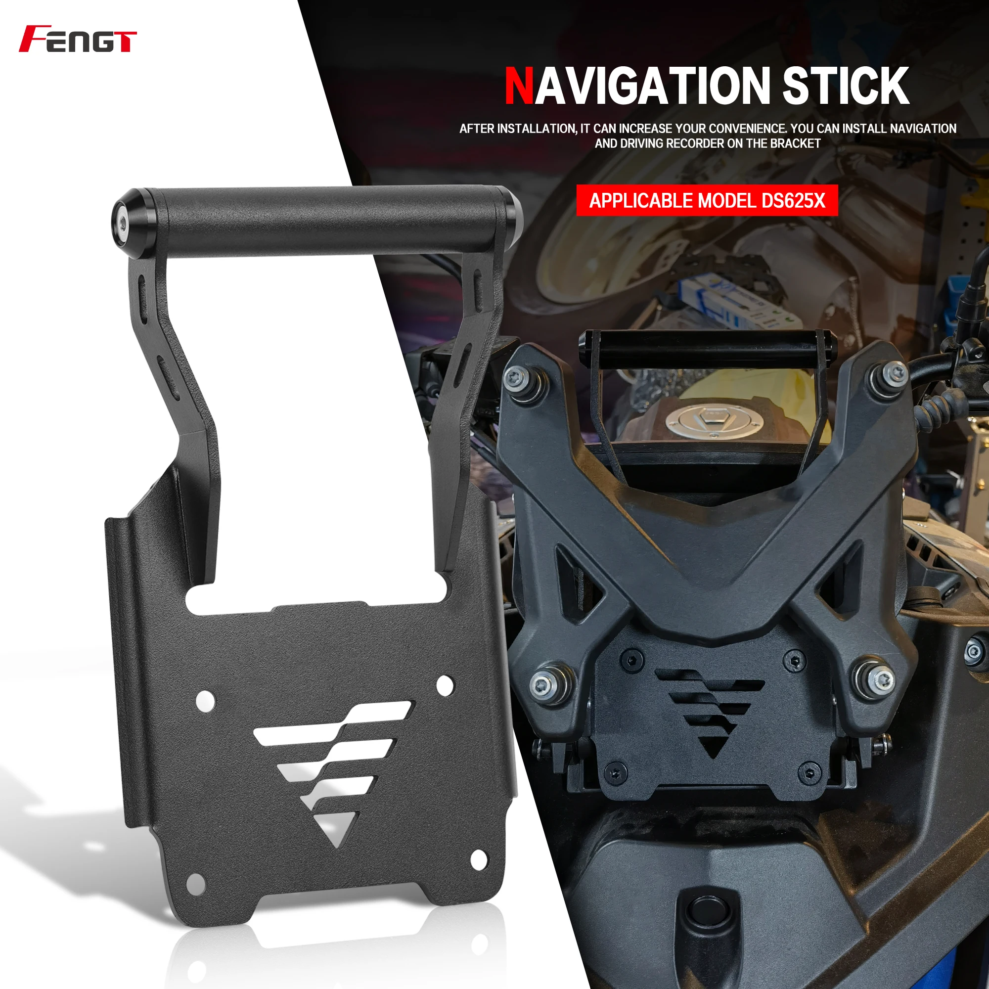 

Motorcycle Accessories GPS Navigation Bracket Mobile Phone Holder Stand 22mm For VOGE DS625X 2025 DS 625DSX