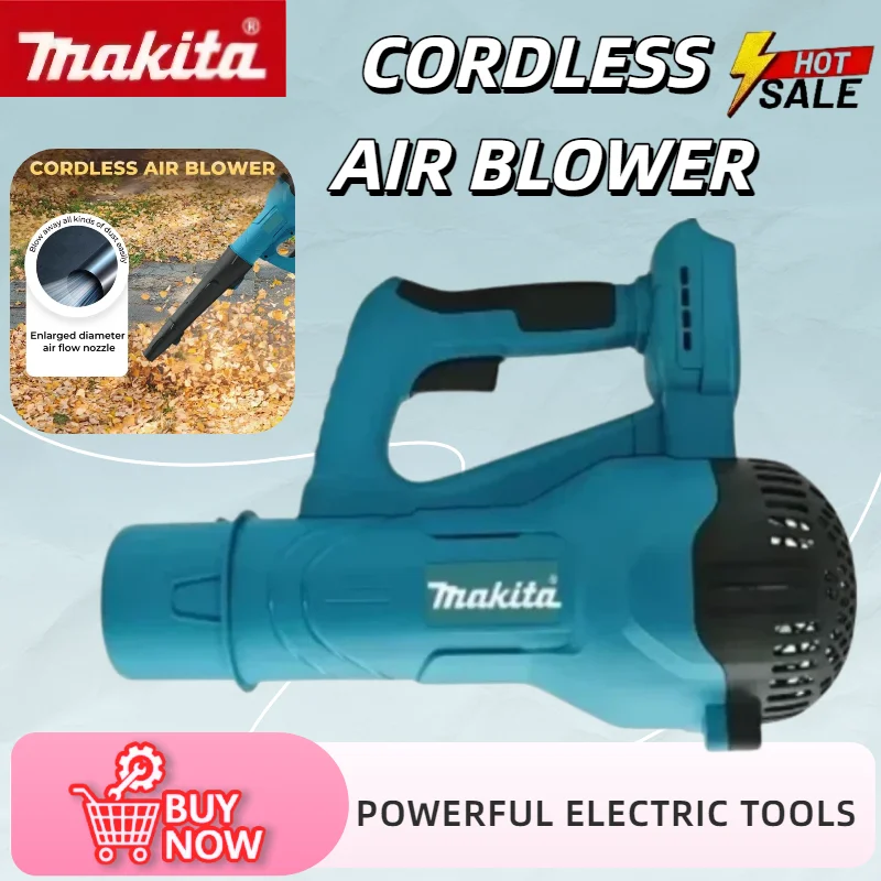 

Makita Brushless Cordless Air Blower Handheld Leaf jet Turbo For Makita 18V Battery Blower Power Tool
