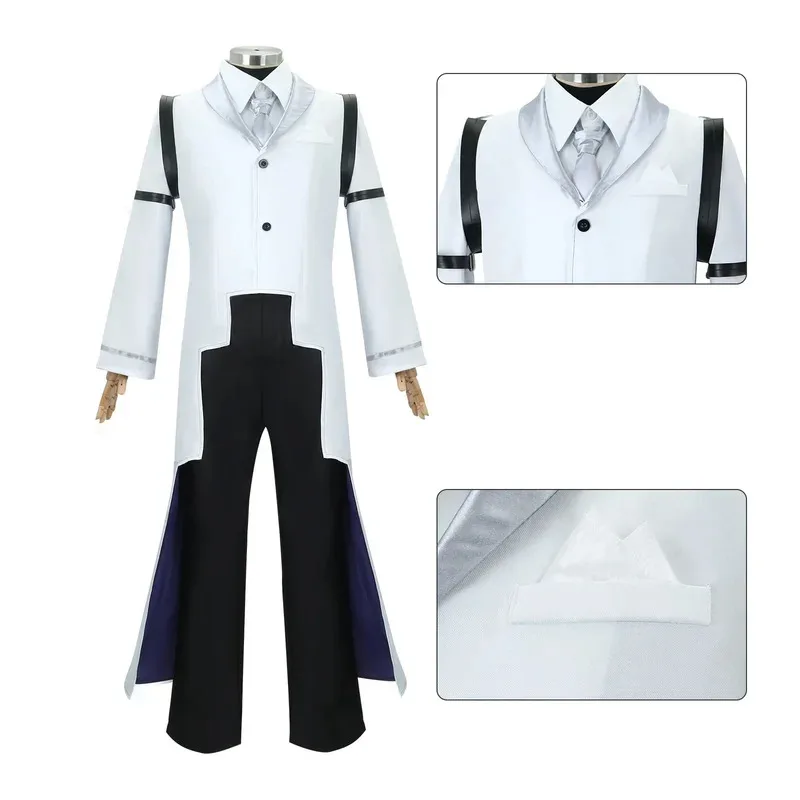 

Костюм аниме BSD 4th плащ Sigma косплей униформа парик костюм Хэллоуин наряд для вечеринки для мужчин женщин jd;2