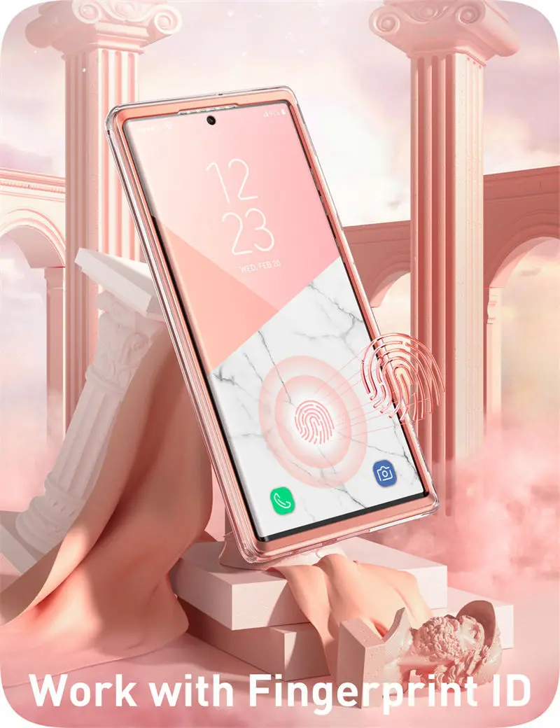 For Samsung Galaxy S23 Ultra Case 6.8“ (2023 Release) I-BLASON Cosmo Slim Stylish Protective Case with Built-in Screen Protector