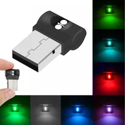 Mini Usb Led ambiente Interior, accesorios decorativos de Color de emergencia, Pc