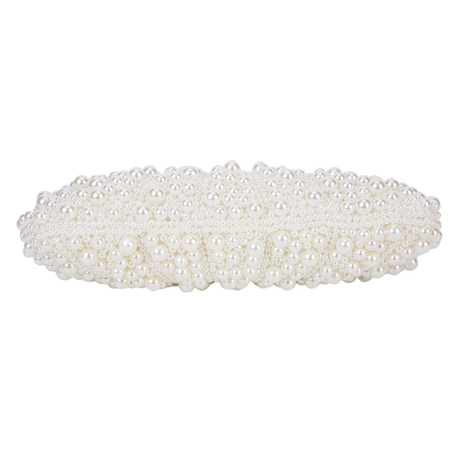 FZFZ Women Pearl Clutch Bags Evening Bag Purse Handbag For Wedding Chain Bag For , White