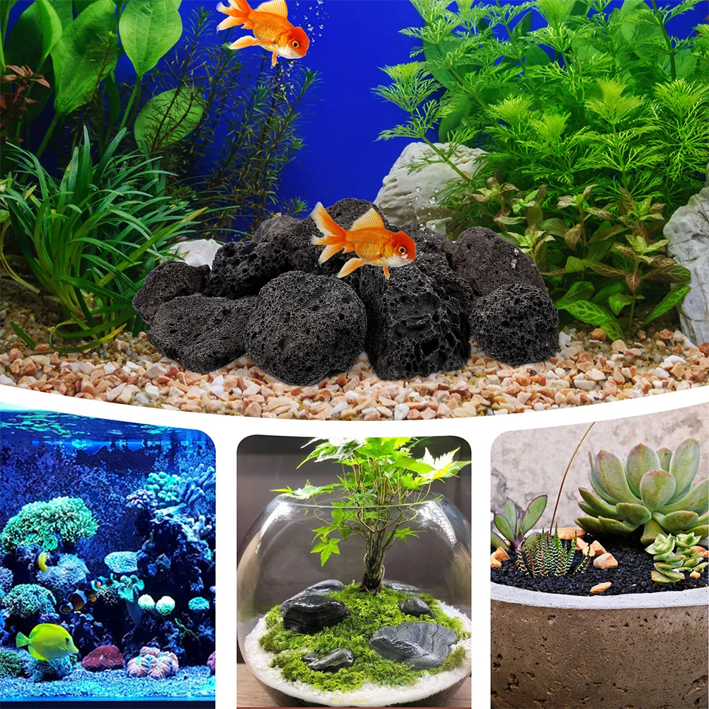 

Rock for Landscaping Aquarium Plants Large Bag Volcanic Stones Decorative Garden Rocks Natural Aeration Plant Growth