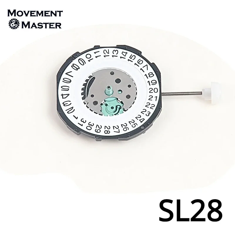 China's New SL28 Single Calendar Movement 3Hands Watch Movement Repair Accessories