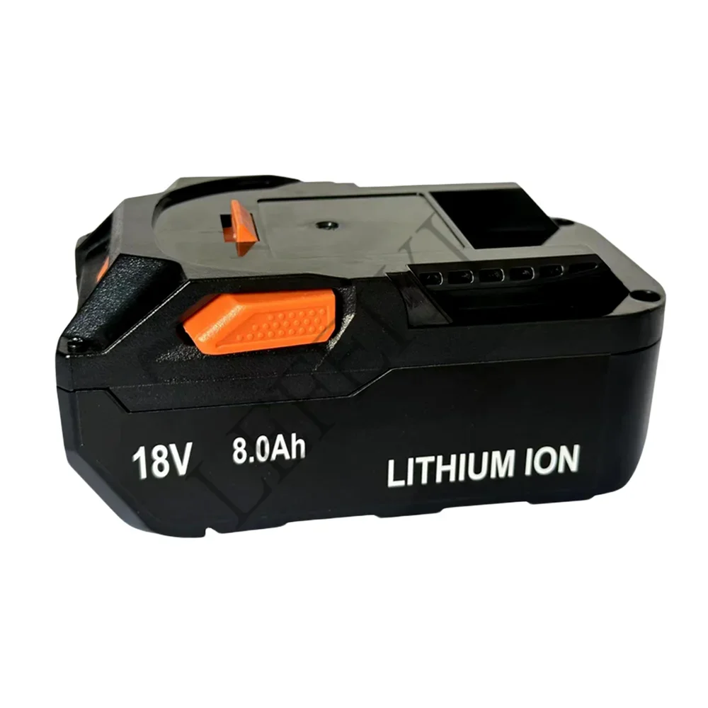 For AEG 18V Battery 8.0AH Lithium-Ion Battery For RIDGID R840087 R840085 L1815R L1850R L1830R R840083 Series Cordless Power Tool