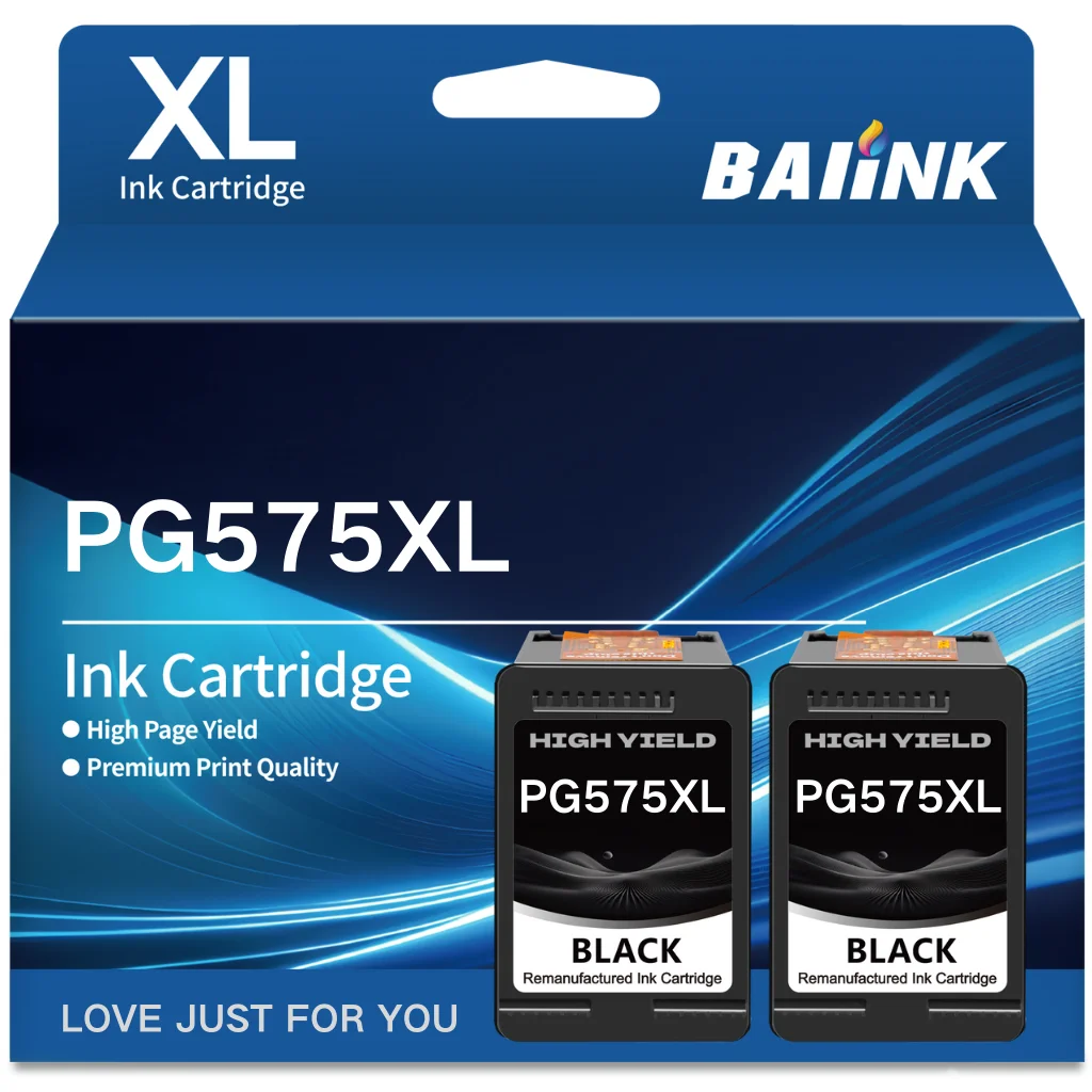 BAIINK PG-575XL CL-576XL cartouche de remplacement pour Canon 575 XL 576 XL pour Canon PIXMA TS3550i TS3551i TR4750i TR4751i TS3750