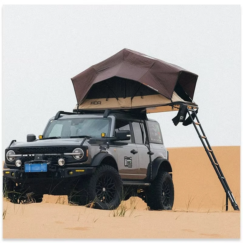 ADA OVERLAND China Supplier New Soft Shell Super Light Car Tent 4x4 Offroad Quick Setup Rooftop Tent with No Ploe Design