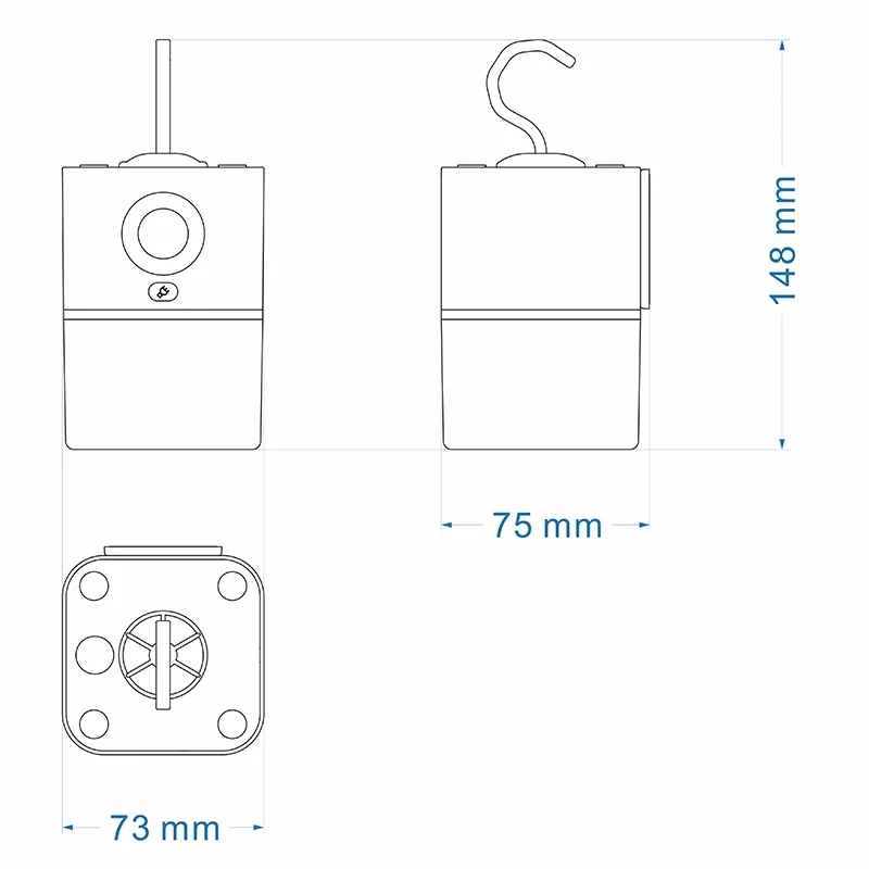 مصباح يدوي LuminaGuard Pro - إضاءة SOS متعددة المشاهد مع التحكم في المزاج المحيط