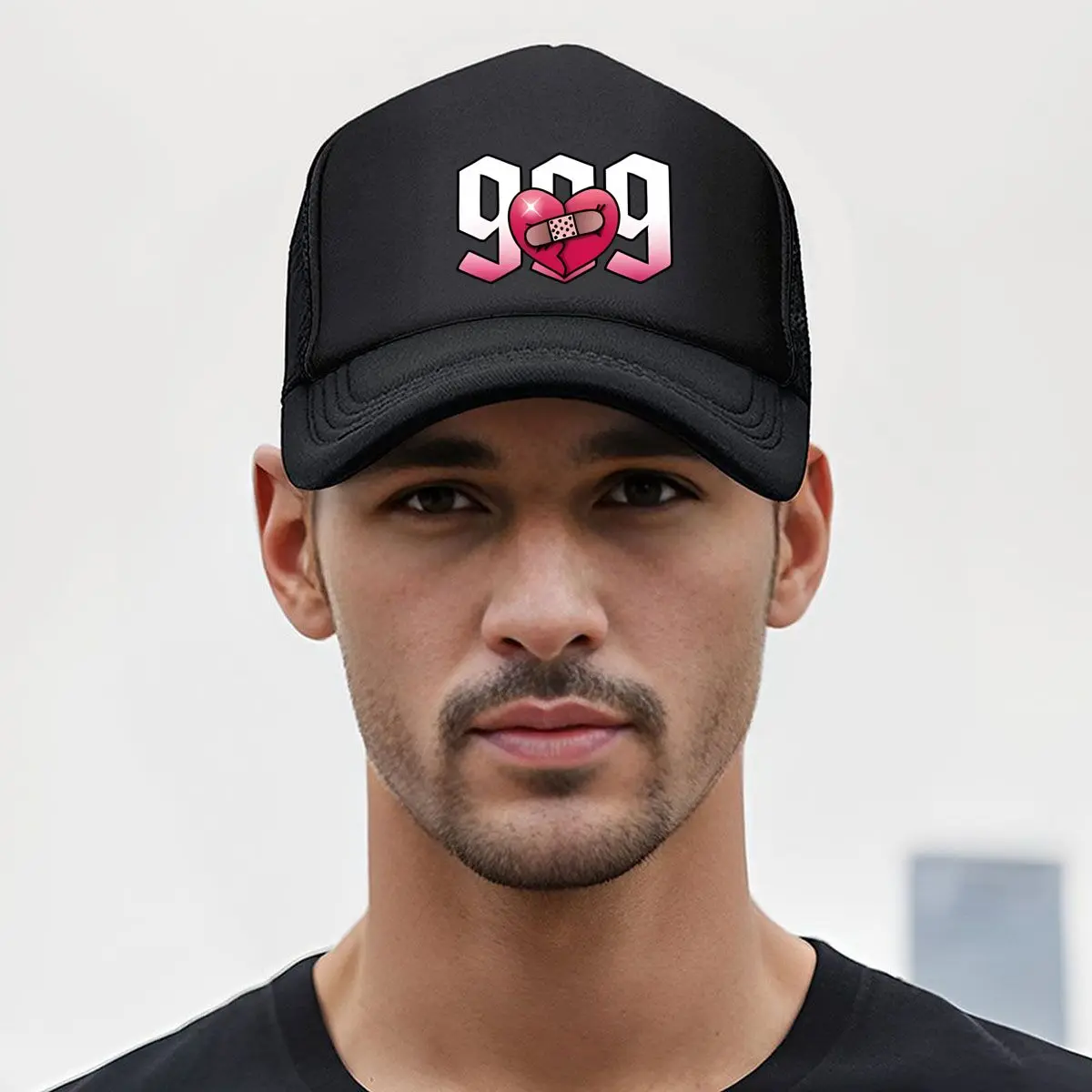 “999 Heart Music, Rap Design” Mesh Baseball Cap