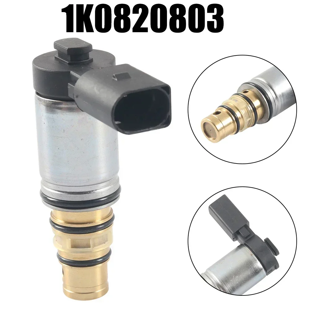 

Newest Sliver Car AC Compressor Control Valve For A1 For A3 A4 For Golf For Passat OEM Part Number 1K0820803E Car Accessories