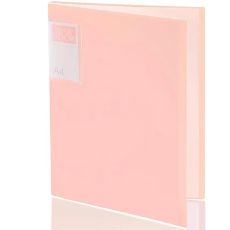 

Pastel Binder with Clear Plastic Sleeves, 30 Pockets, Display 60 Pages, Portfolio Presentation Folders for Documents, Recipe, A
