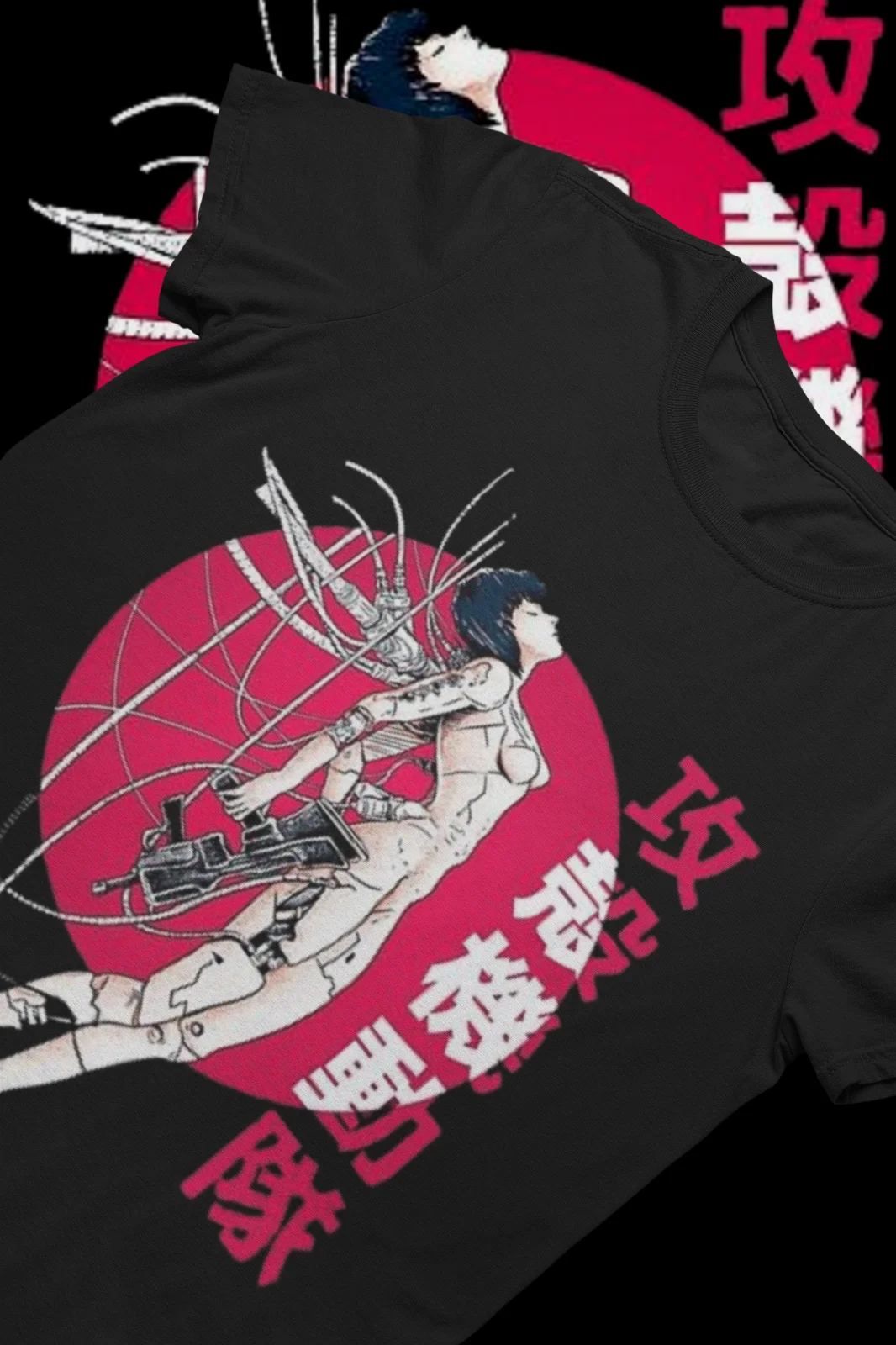 Ghost In The Shell Tshirt, Motoko Kusanagi Shirt, Queen Kong Tee, Major T-Shirt