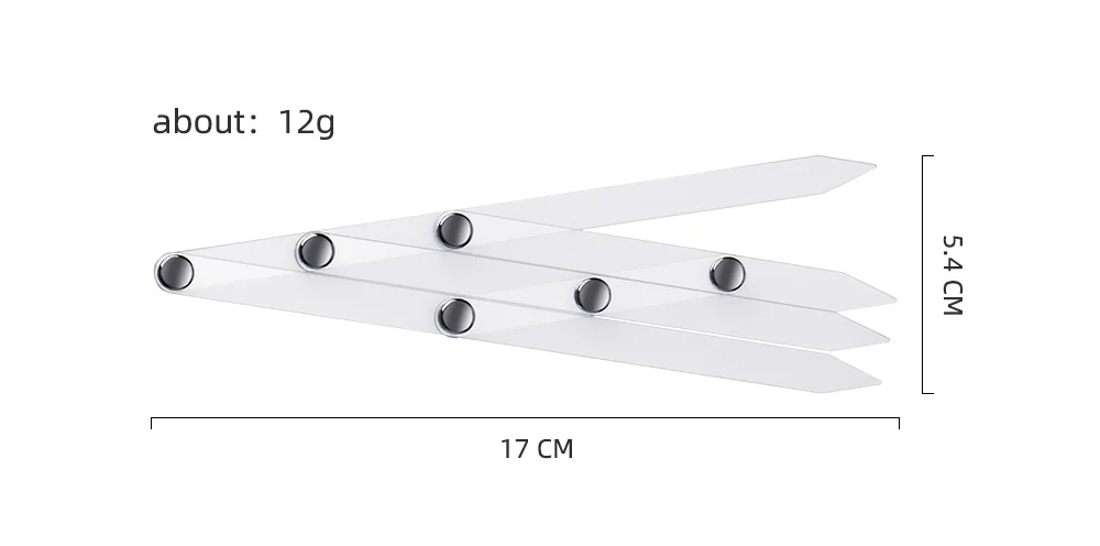 1pc Edelstahl Microblading Balance Positionierung Äquidistan Dreieck Augenbraue Mapping Lineal Golden Ratio Sattel Make-Up-Tool – Detail 17