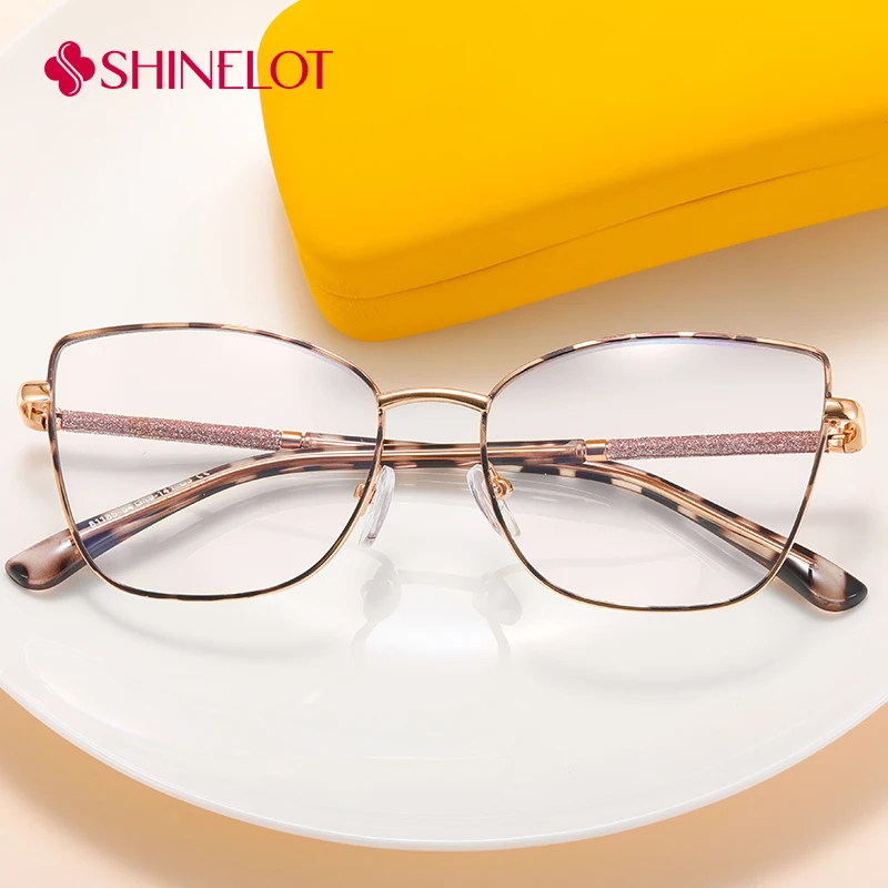 

81185 Korean Style Eyeglasses Frame Female Eye Protection Glasses Leopard Print Frame Youth Style Best-Selling Y2k Eyewear