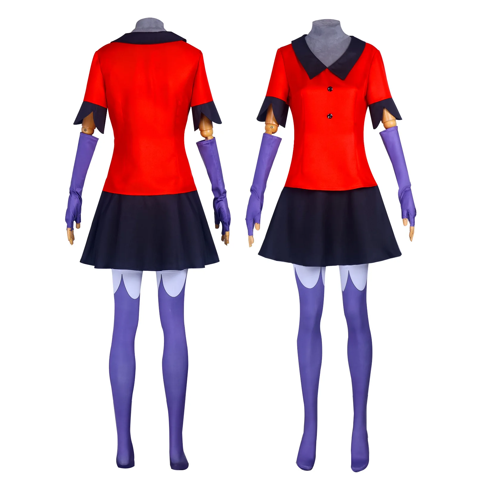 

Anime Hazbin Vaggie Cosplay Costume Hot Uniform Adult Men Women Party Devil Radio Demon Carnival Halloween FullSet Anime Cosplay