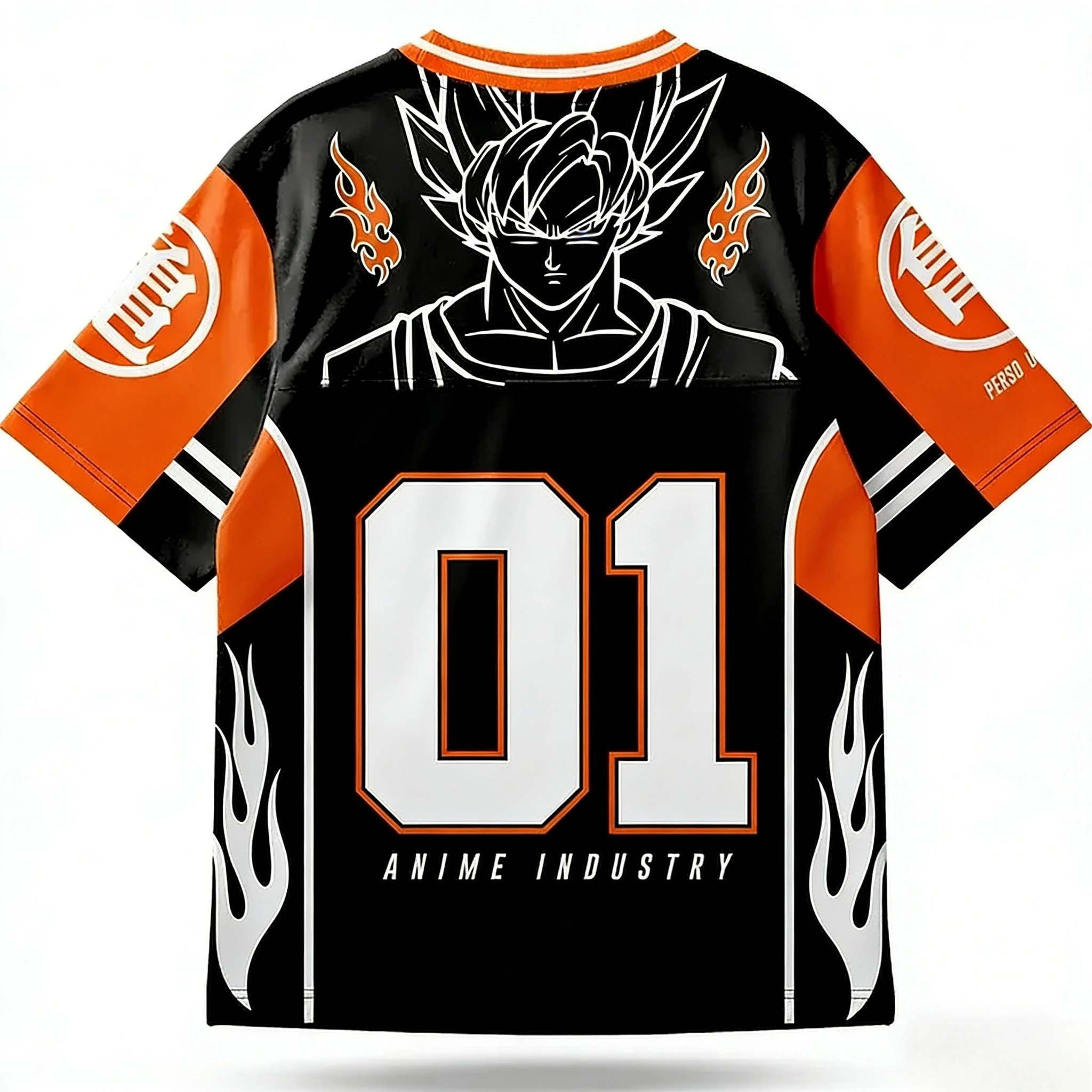 

2026 Summer Dragon Ball T-Shirt 3D Print Goku Flame Oversized Loose Breathable Gym Streetwear Unisex Tee for Adults Kids