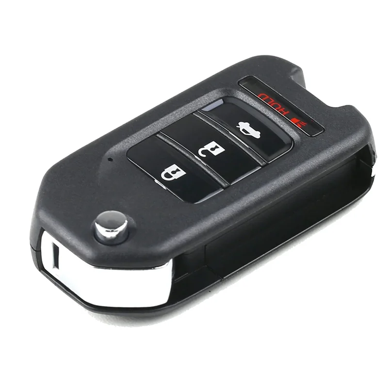 

3X Xhorse XKHO01EN Universal Wire Remote Key Fob Flip 3+1 Button For Honda Type For VVDI Key Tool