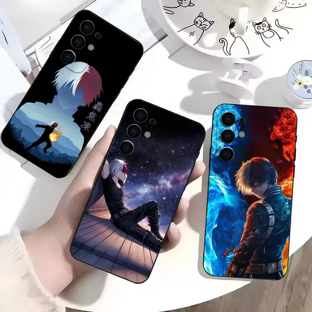 My Hero Academia-Todoroki Shoto  Phone Case For Soft Black Samsung S24,S21,S22,S20,S23,S30,Ultra,S20,Plus