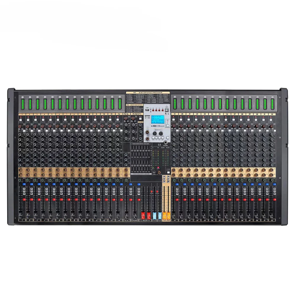 TFB-32 Professional DJ Digital Mixer Audio Console 32 Channel for karaoke Performance Speech