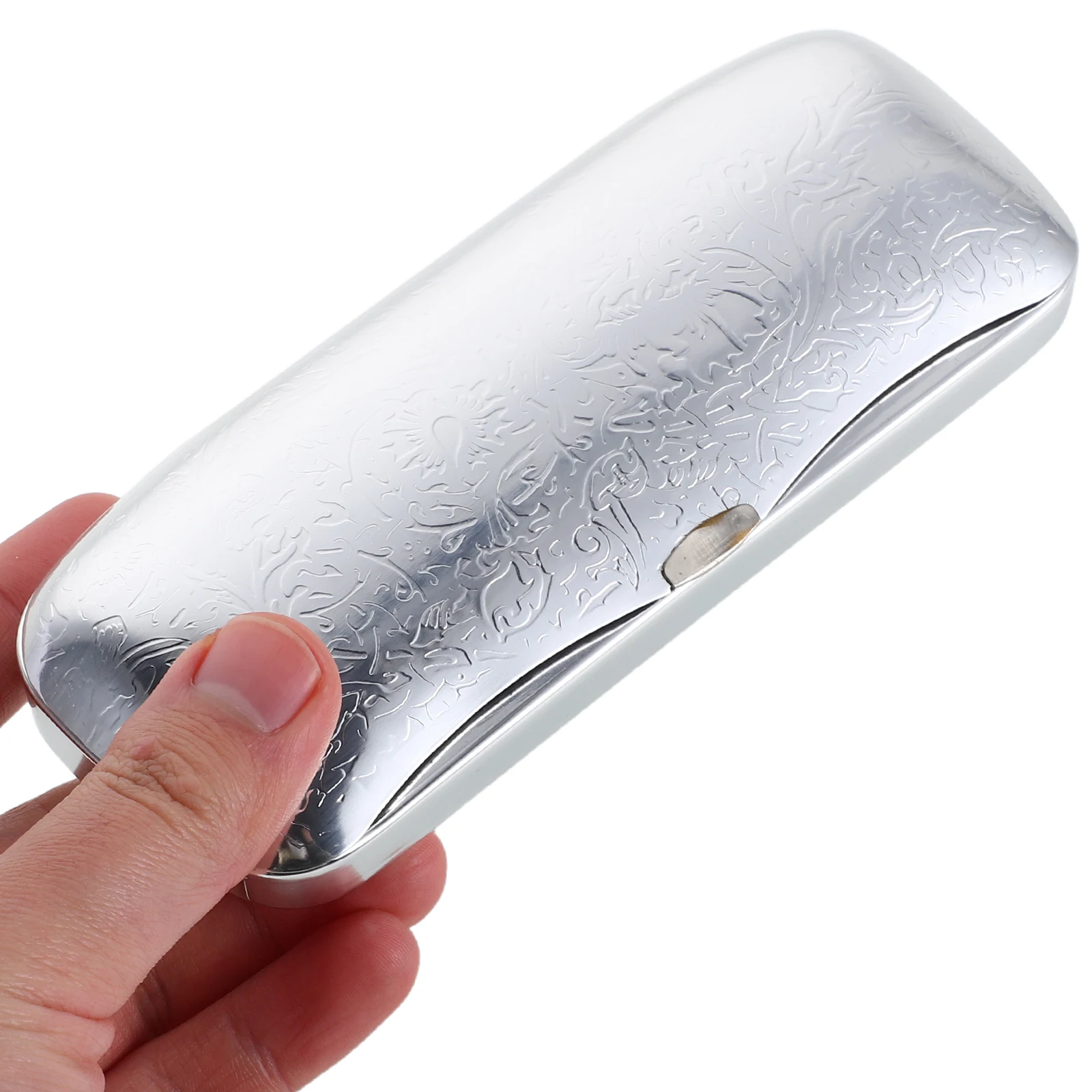 

Eyeglass Cases Aluminum Box for Reading Glasses Travel Portable Holder Women Kids Classic Design Efficient Storage Scratch