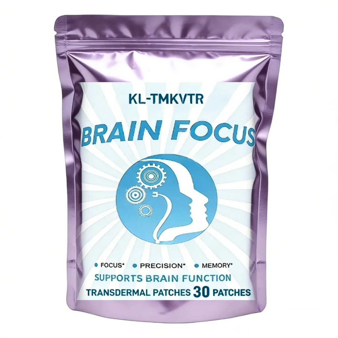 30 Patches Brain Focus Transdermal Patches Nootropic Brain Patches for Memory and Focus, Clarity