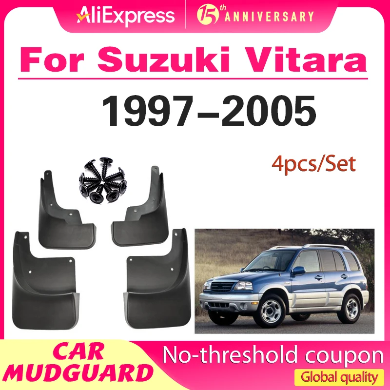 

For Suzuki Vitara 1997 1998 1999 2000 2001 2002 2005 Fender Mudguard Mud Flaps Guard Splash Flap Mudguards Car Accessories