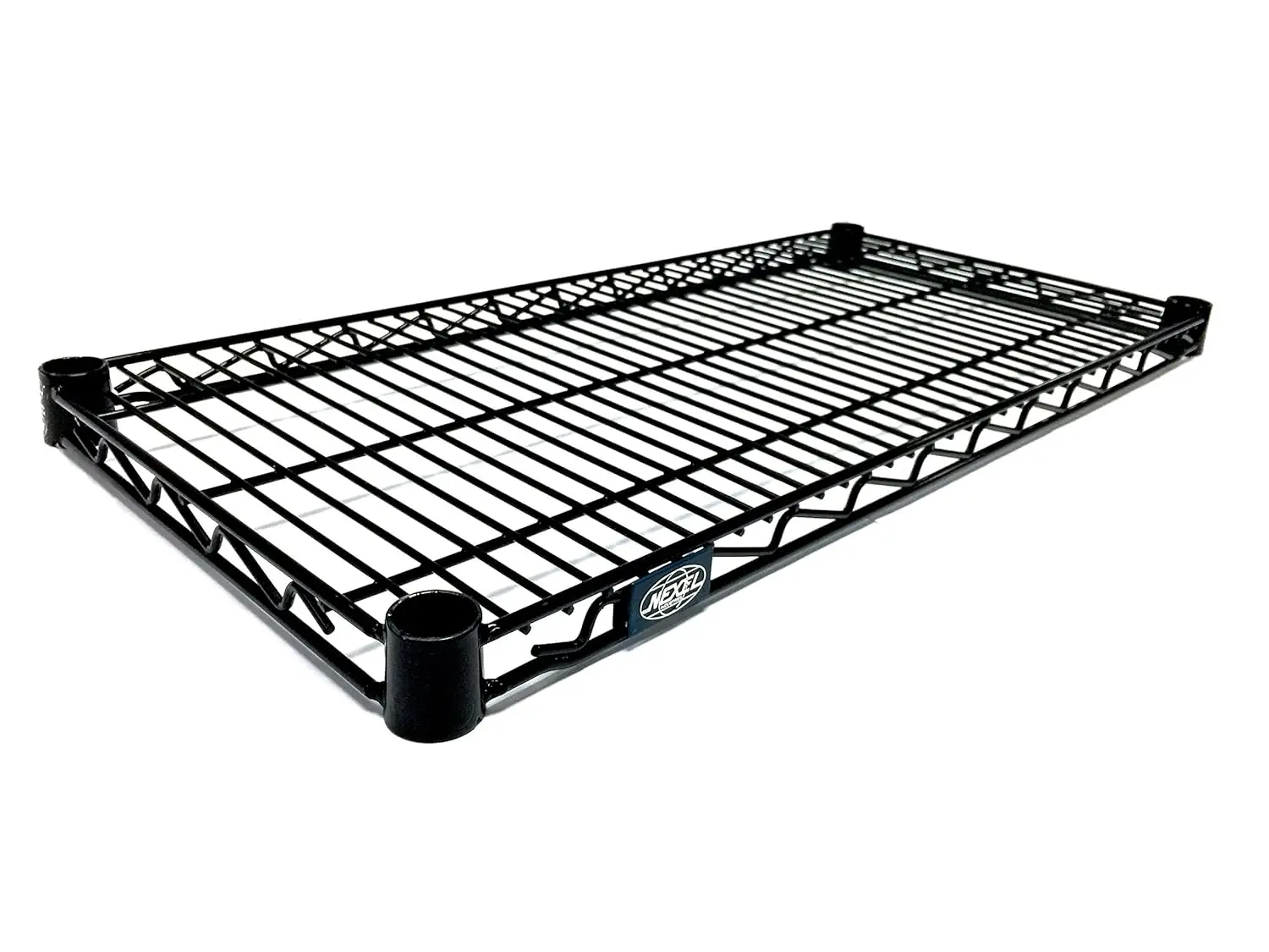 

Additional Wire Shelf for Wire Shelving Units, 600-800 lb Capacity, 18"W x 24"L, Black Epoxy Finish