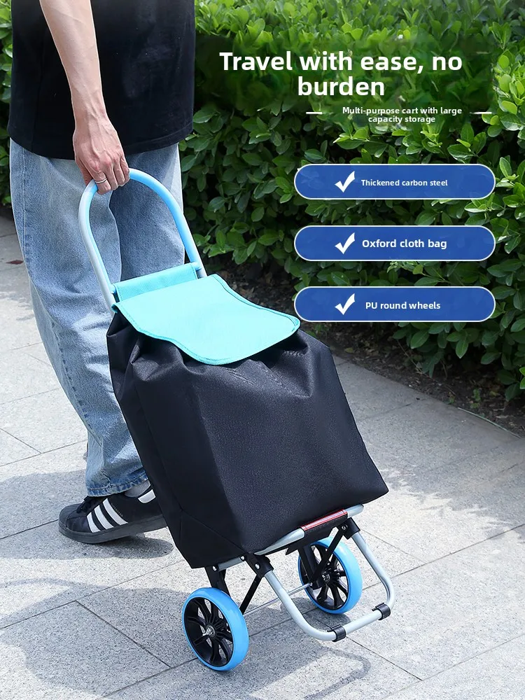 portable-lightweight-small-shopping-cart-handy-vegetable-buying-hand-pulled-truck-multi-functional-silent-folding-shopping-cart