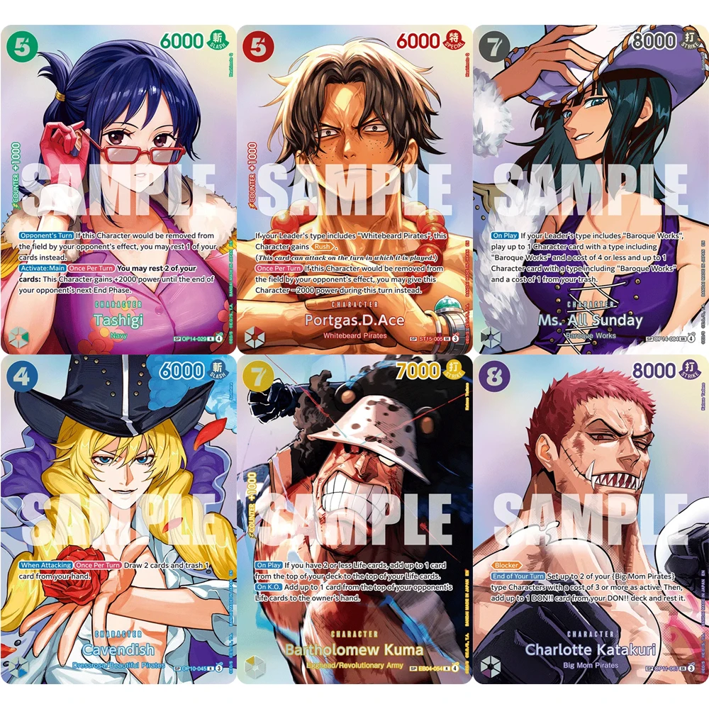 ONE PIECE Sammelkarten Bartholemew Kuma OP10-045 EB04-054 OP16 EN Hochwertige, selbstgemachte Spiel-Anime-Karten, Geschenkspielzeug