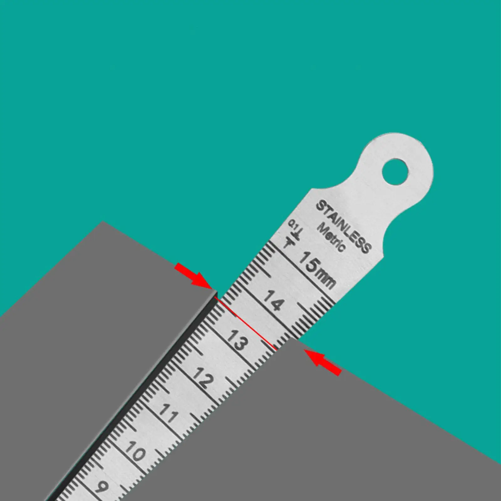

Taper Gauge Gap Diameter Depth Measuring Gauge Measuring Tool Utility Carpenter
