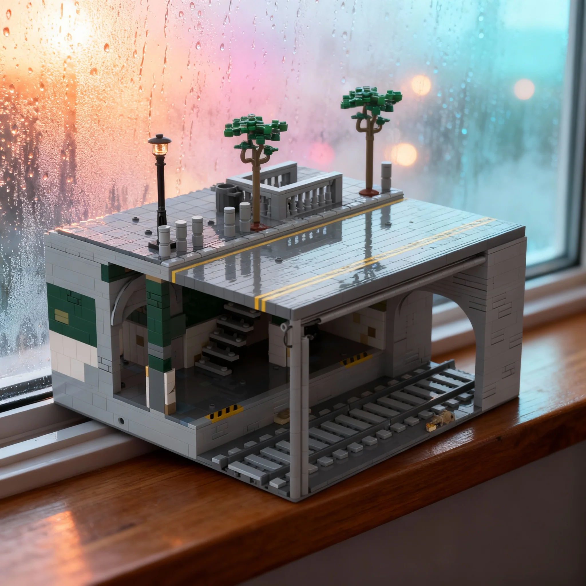 

Набор из 1594 деталей: Модульная модель станции метро Нью-Йорка, строительные блоки, архитектурные кирпичики, игрушки, подарки на Рождество и день рождения