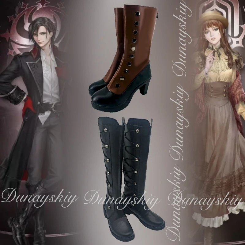 

Lord of Mysteries Anime Fors Wall Leonard Mitchell Косплей Обувь с двумя персонажами в двух стилях и цветах Косплей Костюм Singles