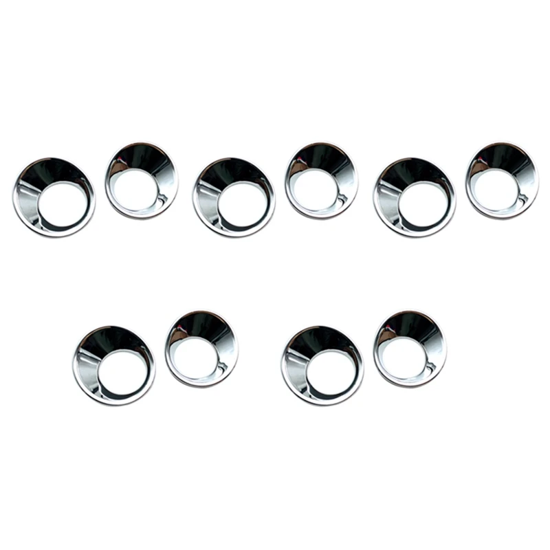 

5X Front Fog Lamp Light Cover For 2020 2021 Toyota For Corolla Cross Car Styling ABS Chrome