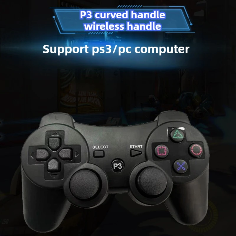 Gaming Gamepad Wireless Controller P3 Curved Handle Game Vibrating Grip Bluetooth Connection No Latency Adaptation PC PS Console