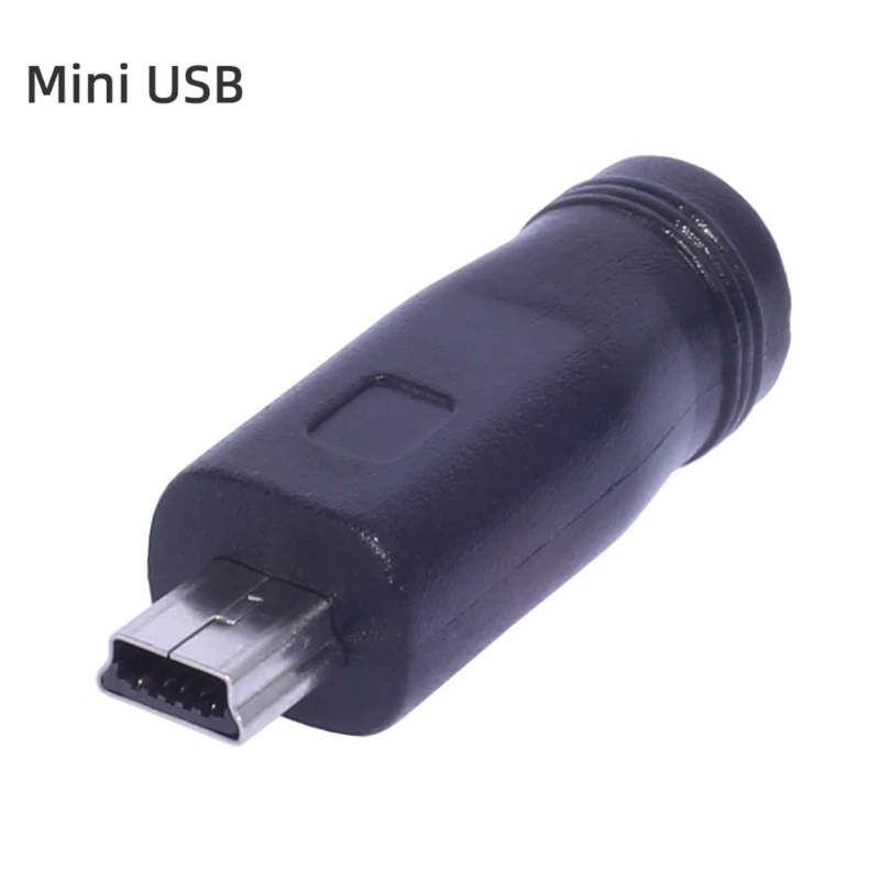 DC 5.5x2.1mm Nữ sang Mini USB/Micro USB/Loại C Bộ Chuyển Nguồn Điện Bộ Chuyển Đổi Sạc cho Loa Tai Nghe Điện Thoại Di Động