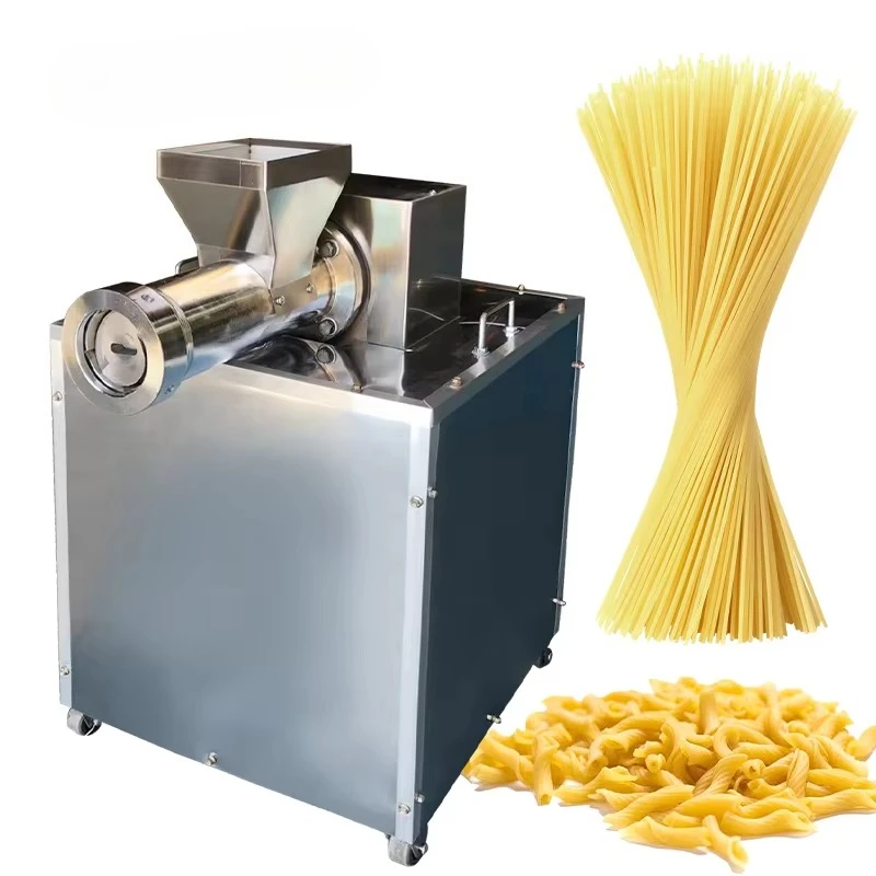 

Factory Direct Noodle Cutter 150kg/h High Efficiency Automatic Macaroni Spaghetti Maker Extruder for Sale Pasta Making Machine
