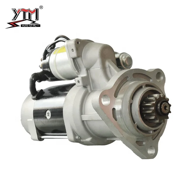 YTM21-PC S6D125 8200043 starter motor 24V/12T/9KW/CW deceleration model for Excavator PC450-8 39MT KOMATSU ENGINE