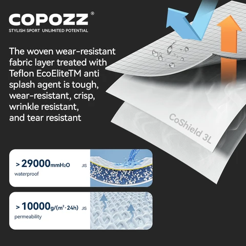 COPOZZ Зимние лыжные брюки из полиэстера
