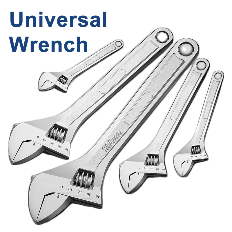 Adjustable Wrench Tool Universal Wrench Multi-Function Large Opening Small Wrench