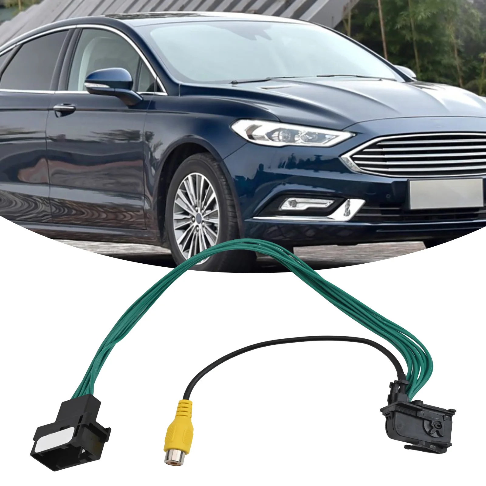 

1 Pcs Car Reverse Camera Radio Input Cable For Ford For 1 For Focus For Transit Car Wire Cable Adapter Accessories