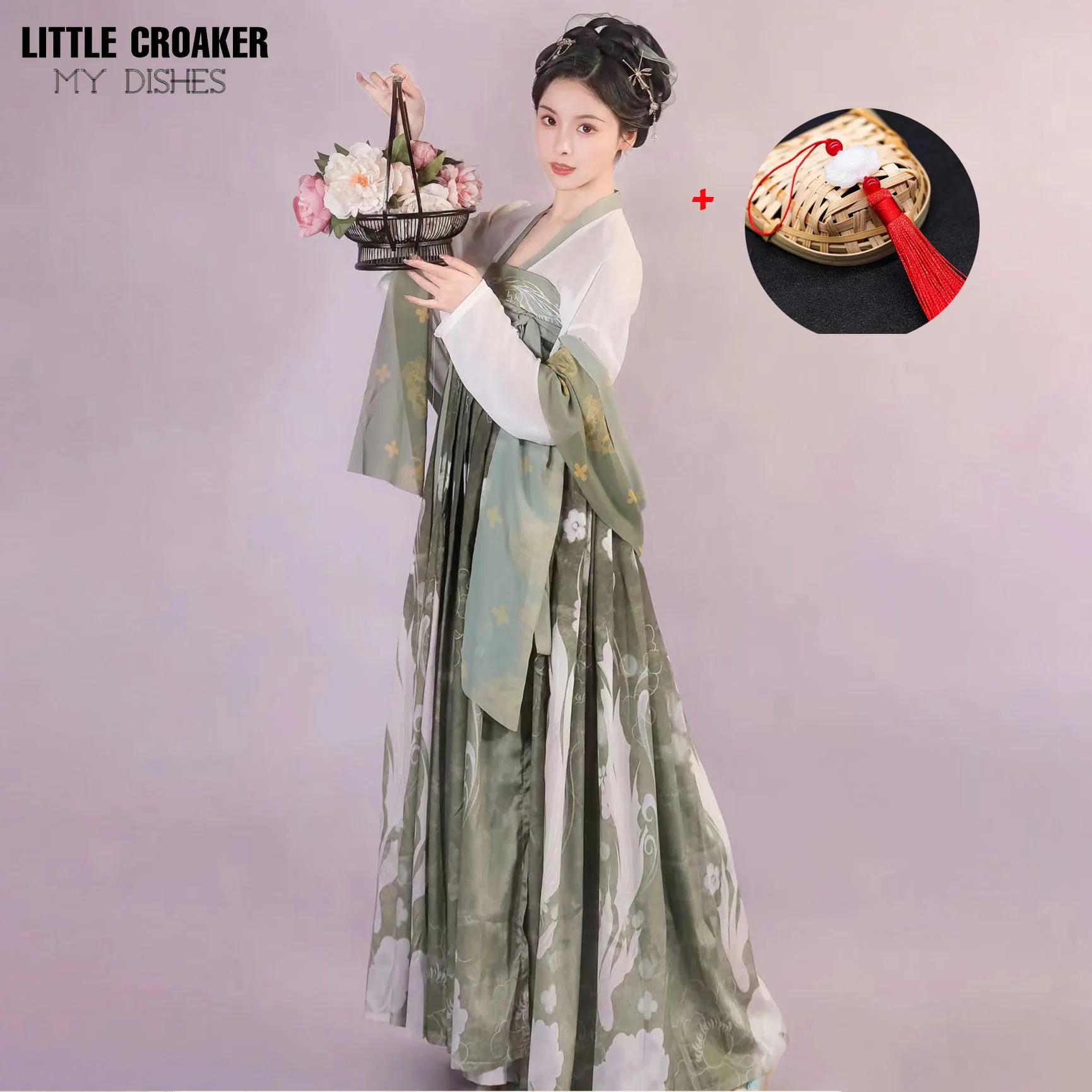 

Fairy Ancient Chinese Costume Women Girl Traditional Clothing Cosplay Tang Dynasty Red Green Hanfu Chinese Dress