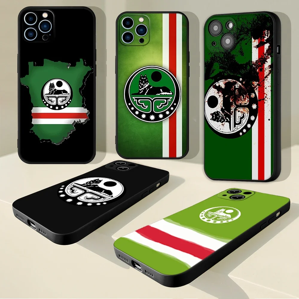 Chechnya Flag Phone Case FOR IPhone 15 14 11 12 Pro 8 7 Plus X Pro 14 MAX 12 13 MINI XR XS Iphone 14 13 Soft Phone Covers