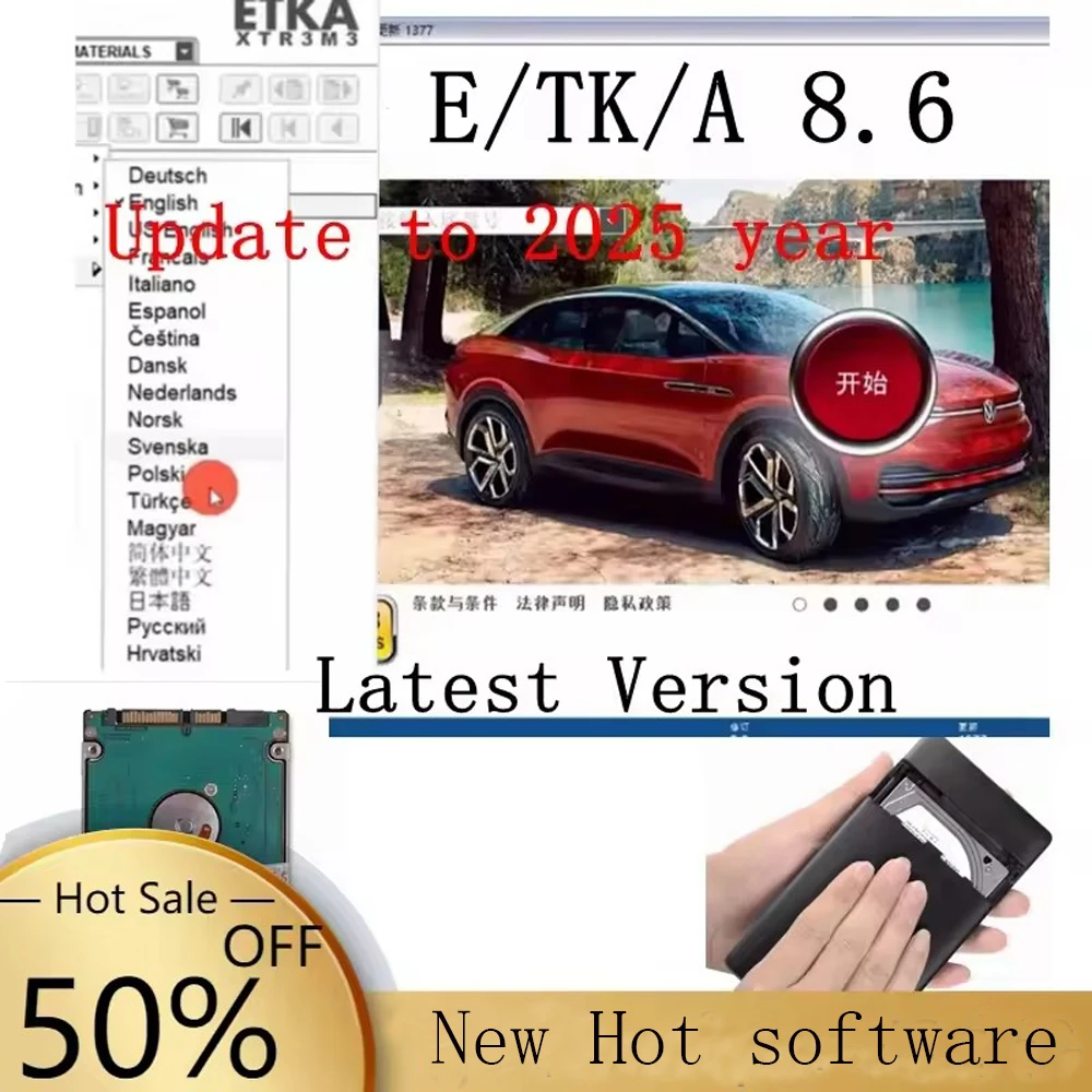 Etka 8.6 2025 | Auto EPC | Multi-Language Parts Catalogue | Elsawin 6.0 software car repair software tools