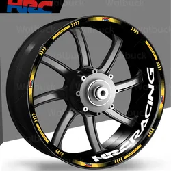 For CBR 400 600RR 650R 1000RR 250R 500r CB650F 750 Motorcycle Wheel Stickers Rim Decals Stripe Tape Waterproof Accessories