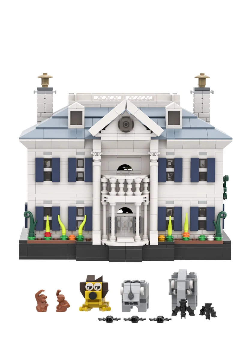 MOC Braved juego de bloques de construcción modelo película Braved juego aventura casa arquitectura ladrillos creativos juguetes niños regalos de cumpleaños