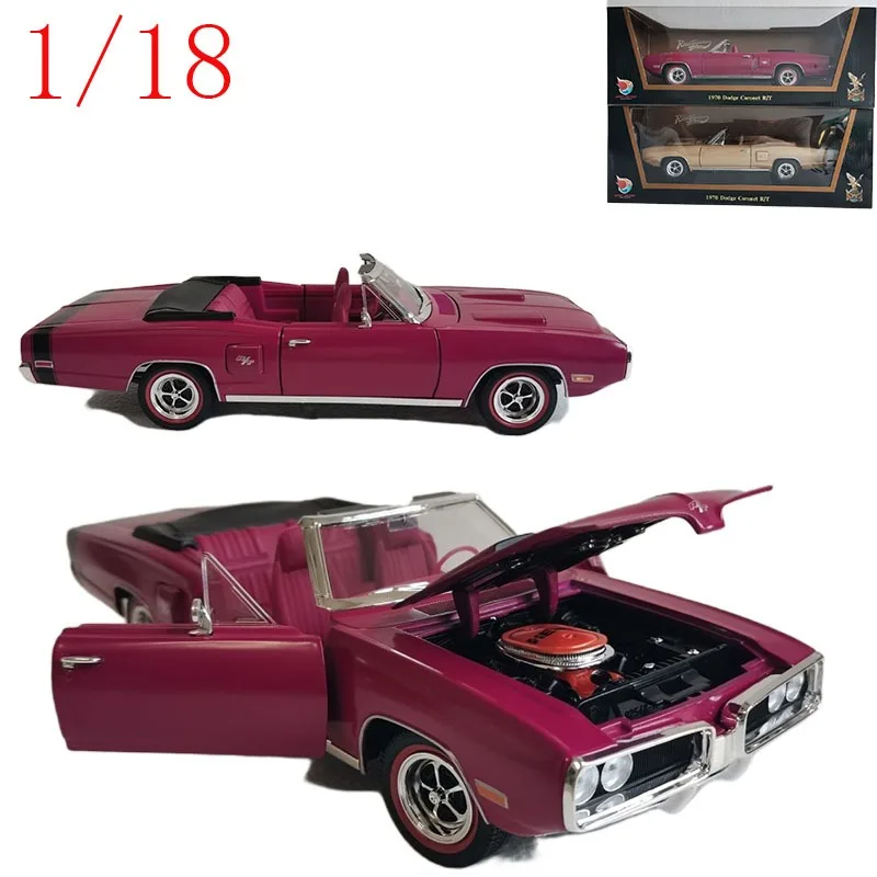 

Road Eagle Diecast 1:18 Scale 1970 Dodge Coronet Deluxe Muscle Car Vintage Model Alloy Car Model Toys for Boys Gift
