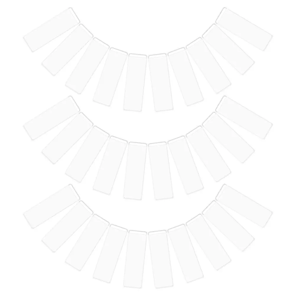 

40 комплектов самоклеящихся карманов для этикеток, прозрачные липкие держатели для карточек для организации офиса, пластиковые рукава, визитные карточки