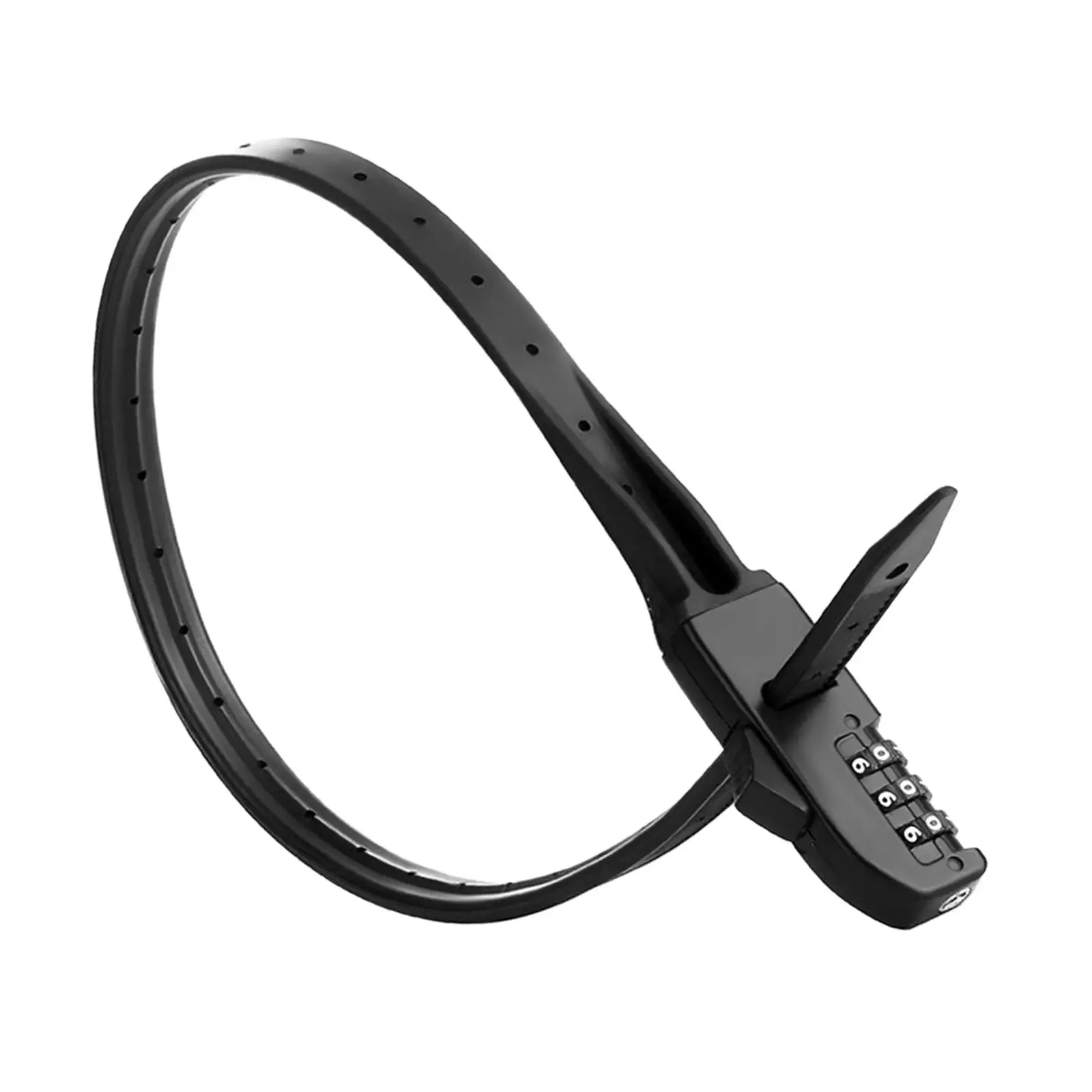 Bicycle Lock 3 Digit Combination Bike Lock Adjustable Cycling Lock Bike Cable Lock Zip Tie Lock for Gate/ Motorbike