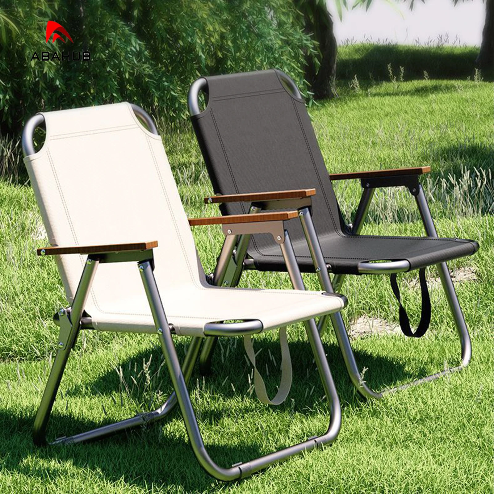 

Abahub Outdoor Camping Fishing Folding Chair Portable Sketching Chair Fishing Bench Beach Maza Barbecue Oxford Cloth Folding Cha
