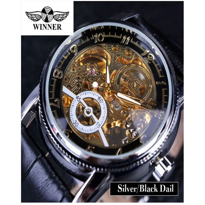 Men\'s Mechanical Watches Fashion Automatic Skeleton Casual Mechanical Watches